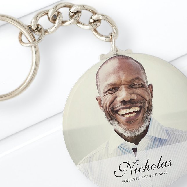 Classic and Simple Photo Memorial Key Ring (Creator Uploaded)