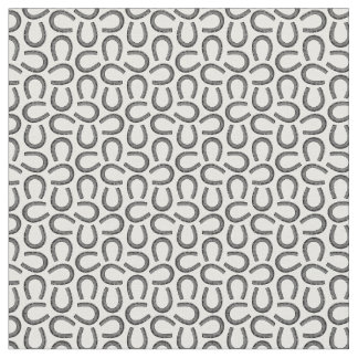 Classic Antique Horseshoes Horse Art CUSTOM COLOR Fabric