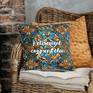 Classic Antique Tile Retirement Gifts for Mom Her Cushion