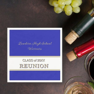 Classic, Any Year class reunion napkins
