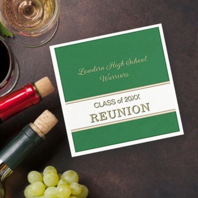 Classic, Any Year class reunion napkins (Creator Uploaded)