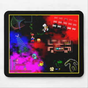 Classic Arcade Junkie Mouse Mat