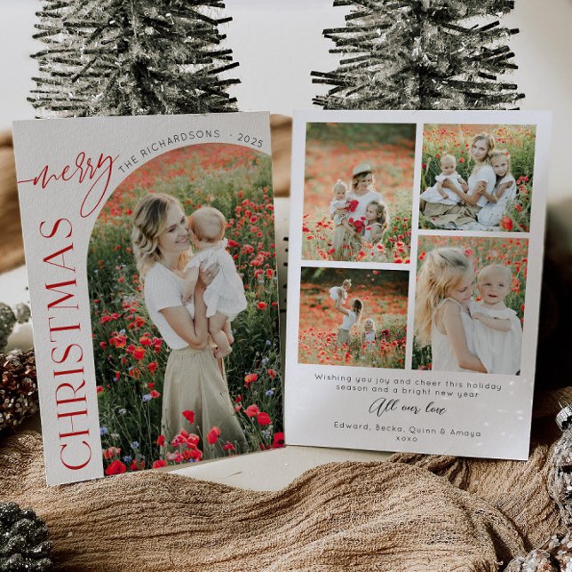 Classic Arch Photo Holiday Card (Creator Uploaded)