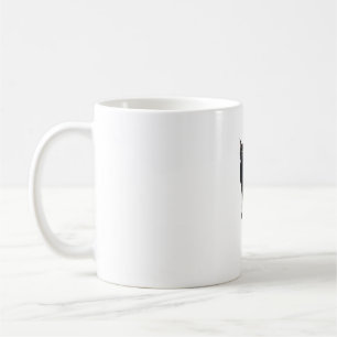 Classic Arched Back Cat – Vintage Halloween Silhou Coffee Mug