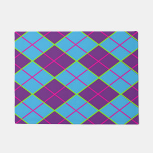 Classic Argyle Pattern Doormat