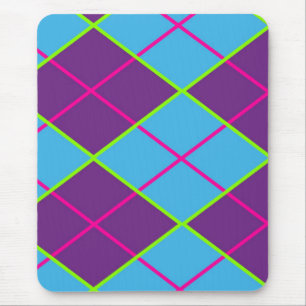 Classic Argyle Pattern Mouse Pad
