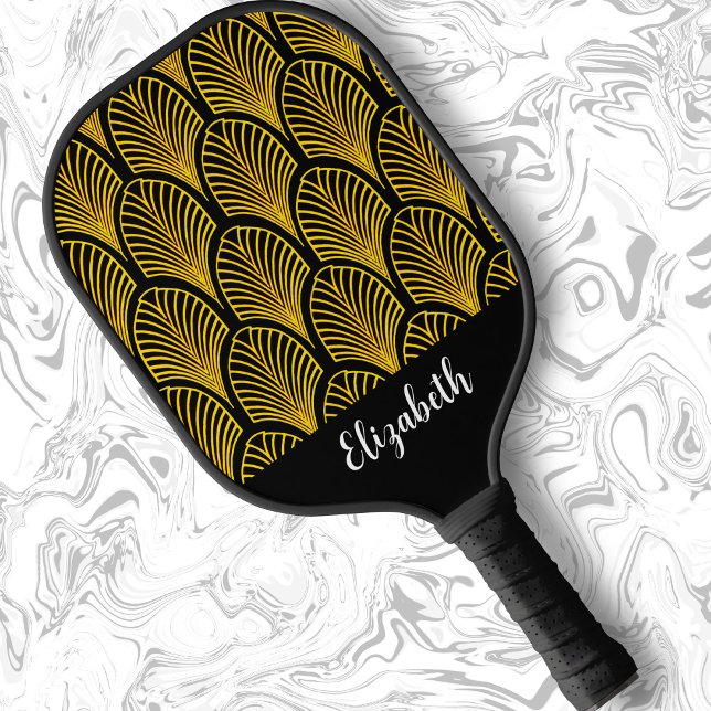 Classic Art Deco elegant gift for mum Pickleball Paddle (Creator Uploaded)