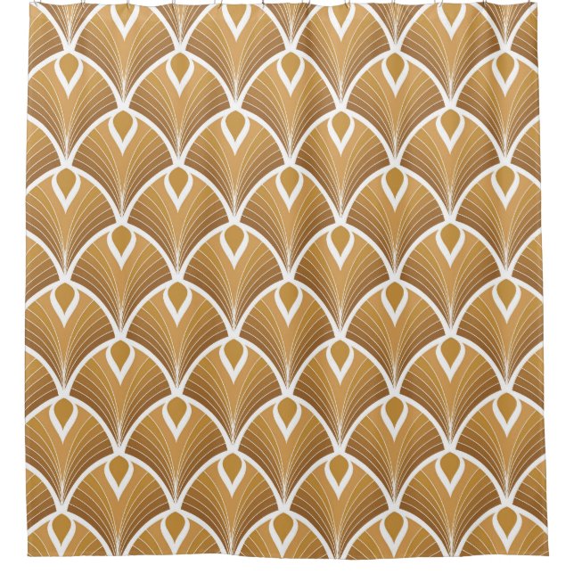 Classic art deco: geometric pattern. shower curtain (Front)
