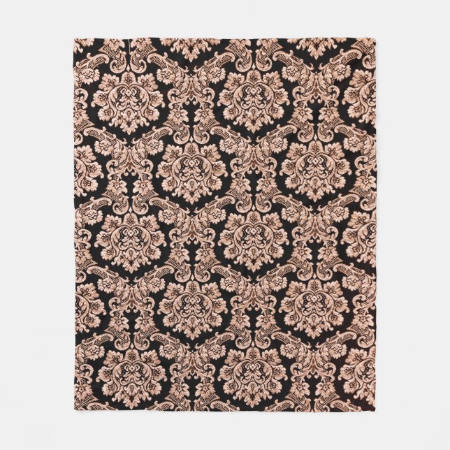 Classic art deco seamless pattern. Geometric styli Fleece Blanket (Front)