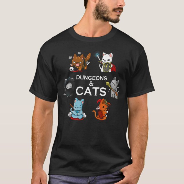 Classic Art Love Cat Cute Kitten Halloween Costume T-Shirt (Front)