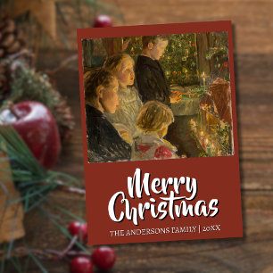 Classic Art Merry Christmas Kalckreuth Holiday Card