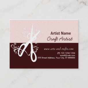 Classic Artistic Arts & Crafts Salon Appointment Card