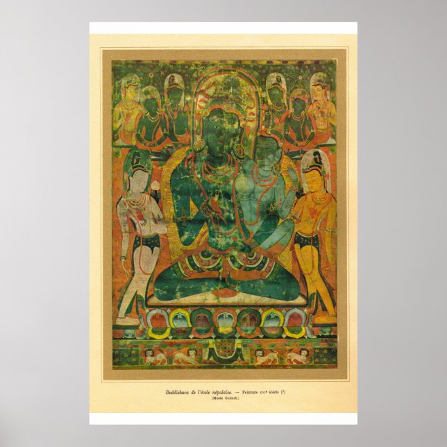 Classic Asian Art nepal, Bodisatva 17th century Poster (Front)