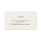 Classic Attorney Faux Linen Business Card