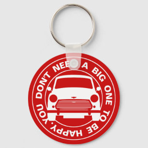 Classic Austin Mini car Key Ring