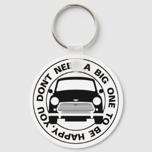 Classic Austin Mini car Key Ring