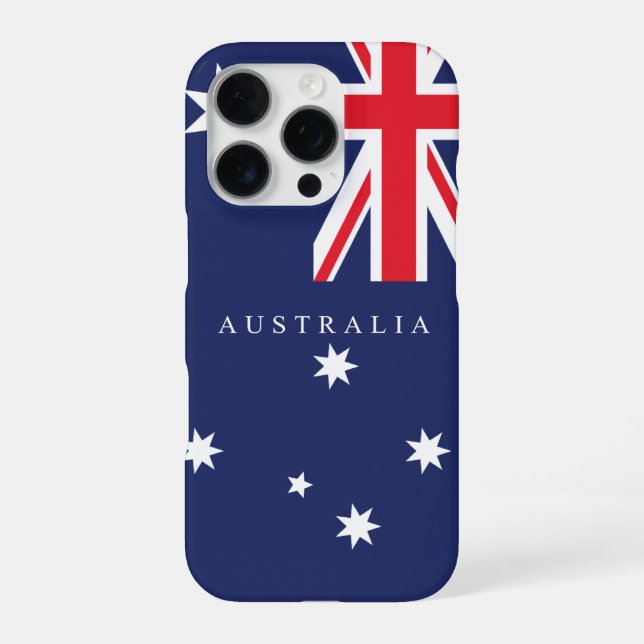 Classic Australia Flag iPhone Case (Back)