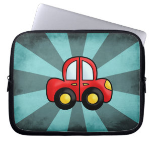 Classic Automobile Art Retro Automotive Print Laptop Sleeve
