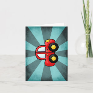 Classic Automobile Art Retro Automotive Print Note Card