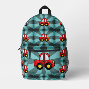 Classic Automobile Art Retro Automotive Print Printed Backpack
