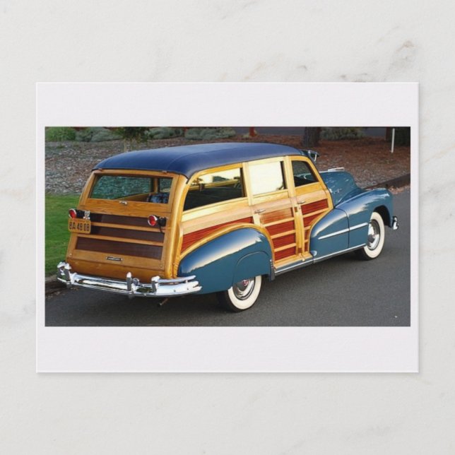 Classic Automobile Postcard (Front)