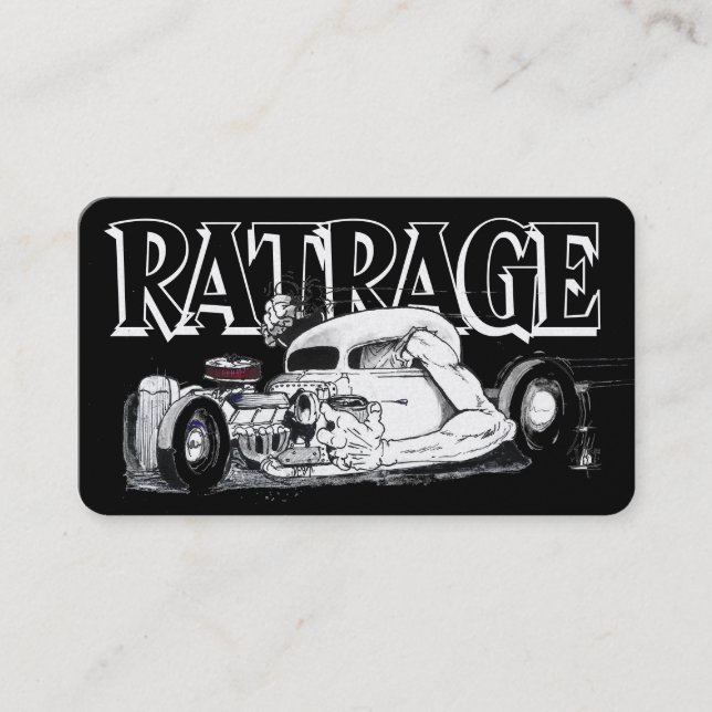 Classic Automotive Business Cards (Front)