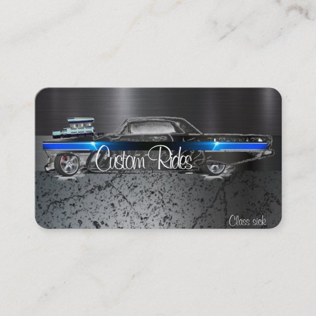 Classic Automotive Business Cards (Front)