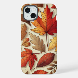 classic Autumn leaves iPhone 15 Plus Case