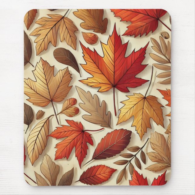 classic Autumn leaves Mouse Pad (Front)