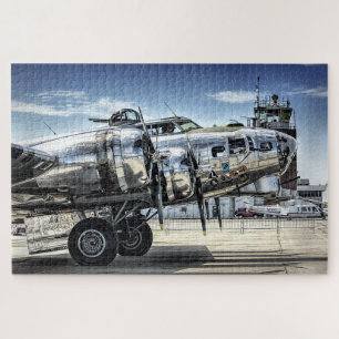 Classic b-17 wwii bomber jigsaw puzzle