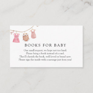 Classic Baby Pink Books for Baby Enclosure