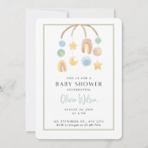 Classic Baby Shower Invitation 
