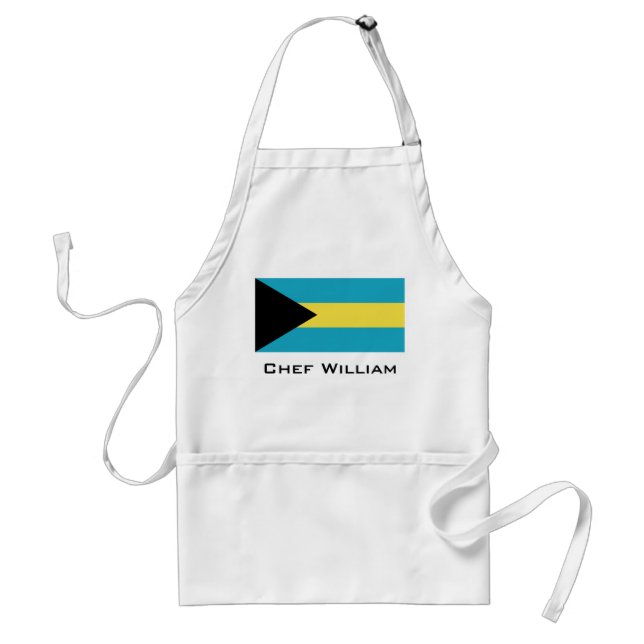 Classic Bahamian Flag Standard Apron (Front)