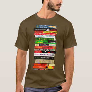 Classic Banned Books Stack T-Shirt