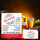 Classic Bar & Grill Logo, Pub/Brewery Advertising Flyer<br><div class="desc">Classic Bar & Grill Logo,  Pub/Brewery Advertising Flyers By The Business Card Store.</div>