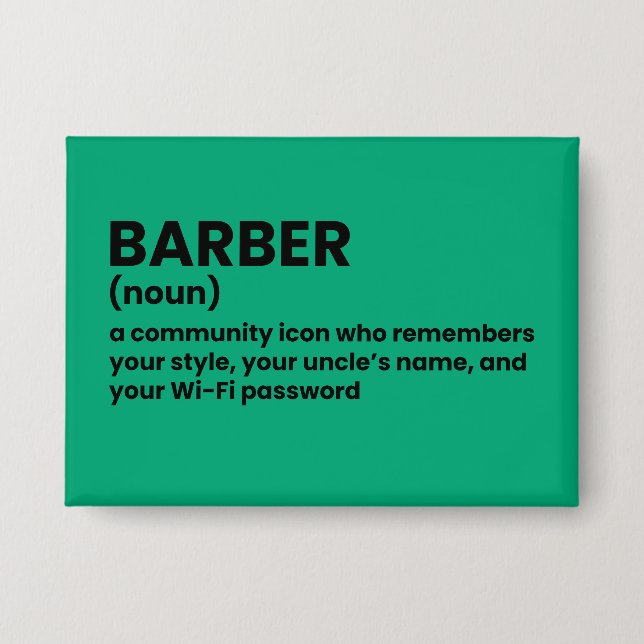 Classic Barber Definition (Front)