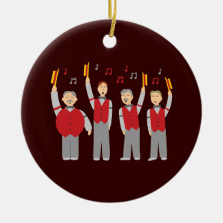 Classic Barbershop Quartet Ceramic Tree Decoration
