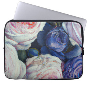 Classic Baroque Roses Floral Design Laptop Sleeve