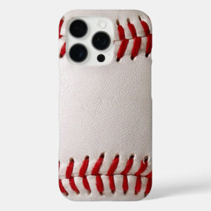 Classic Baseball and Softball Red Stitching iPhone 16 Pro Case
