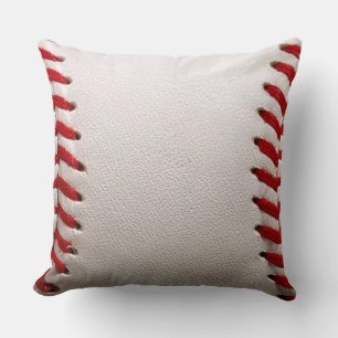 Classic Baseball and Softball Red Stitching Cushion