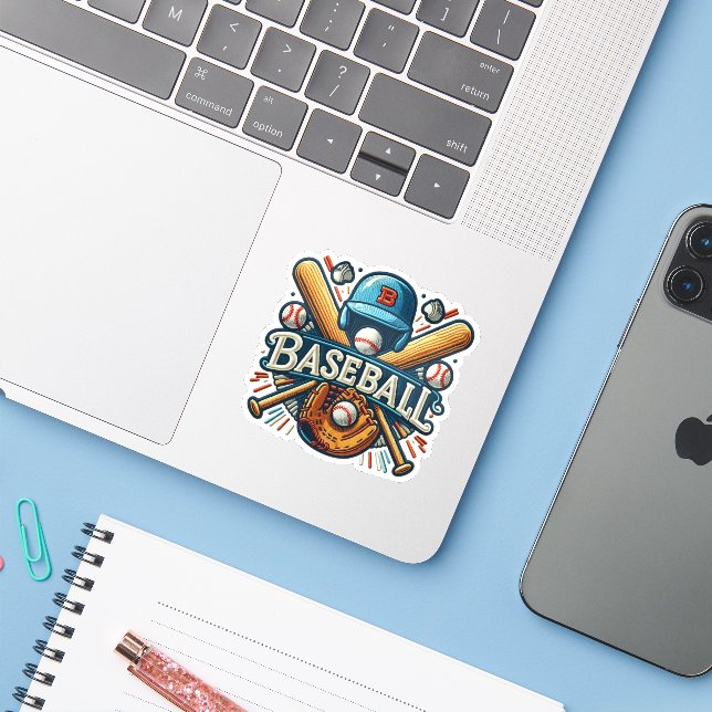 Classic Baseball Essentials / Stylish Retro Legend (Laptop w/ iPhone)