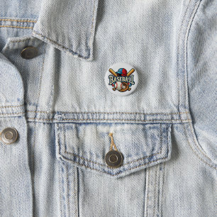 Classic Baseball Essentials / Stylish Retro Legend 3 Cm Round Badge