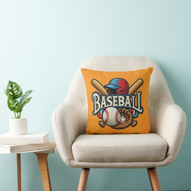 Classic Baseball Essentials / Stylish Retro Legend Cushion (Chair)