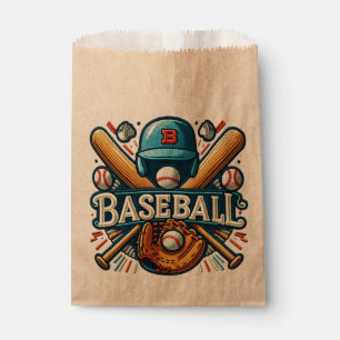 Classic Baseball Essentials / Stylish Retro Legend Favour Bags