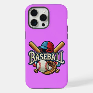 Classic Baseball Essentials / Stylish Retro Legend iPhone 15 Pro Max Case