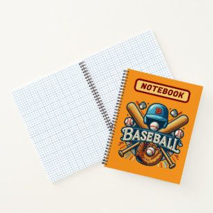 Classic Baseball Essentials / Stylish Retro Legend Notebook
