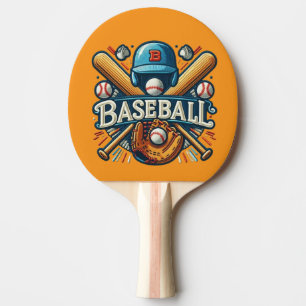 Classic Baseball Essentials / Stylish Retro Legend Ping Pong Paddle