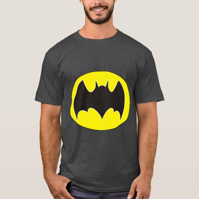 Classic Batman Emblem Shirt – Superhero Fan Appare (Front)