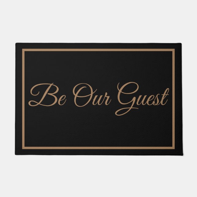 Classic Be Our Guest Door Mat (Front)
