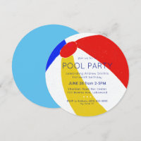 Classic Beach Ball pool Party Birthday